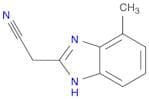 1H-Benzimidazole-2-acetonitrile,4-methyl-(9CI)