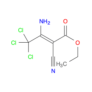 (Z)-ethyl 3-aMino-4,4,4-trichloro-2-cyanobut-2-enoate