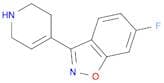 6-fluoro-3-(1,2,3,6-tetrahydro-4-pyridinyl)-1,2-benzisoxazole