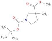 1-tert-Butyl 3-methyl 3-methylpyrrolidine-1,3-dicarboxylate