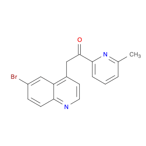 2-(6-Bromoquinolin-4-yl)-1-(6-methylpyridin-2-yl)ethanone