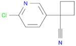 1-(6-Chloropyridin-3-yl)cyclobutanecarbonitrile