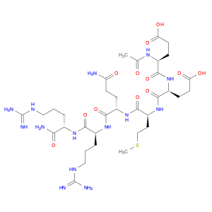 N-Acetyl-L-α-glutamyl-L-α-glutamyl-L-methionyl-L-glutaminyl-L-arginyl-L-argininamide