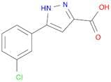 5-(3-Chlorophenyl)-1H-pyrazole-3-carboxylic acid