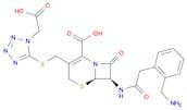 (6R,7R)-7-{2-[2-(aminomethyl)phenyl]acetamido}-3-({[1-(carboxymethyl)-1H-1,2,3,4-tetrazol-5-yl]sul…