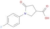 1-(4-Fluoro-phenyl)-5-oxo-pyrrolidine-3-carboxylic acid