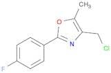 4-Chloromethyl-2-(4-fluoro-phenyl)-5-methyl-oxazole
