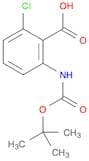 2-{[(tert-butoxy)carbonyl]amino}-6-chlorobenzoic acid