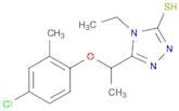 5-[1-(4-Chloro-2-methylphenoxy)ethyl]-4-ethyl-4H-1,2,4-triazole-3-thiol