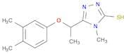 5-[1-(3,4-Dimethylphenoxy)ethyl]-4-methyl-4H-1,2,4-triazole-3-thiol