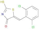 (5E)-5-(2,6-dichlorobenzylidene)-2-mercapto-1,3-thiazol-4(5H)-one