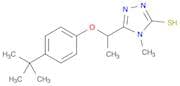 5-[1-(4-tert-Butylphenoxy)ethyl]-4-methyl-4H-1,2,4-triazole-3-thiol