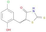 (5E)-5-(5-chloro-2-hydroxybenzylidene)-2-mercapto-1,3-thiazol-4(5H)-one