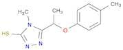 4-Methyl-5-[1-(4-methylphenoxy)ethyl]-4H-1,2,4-triazole-3-thiol