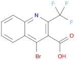 4-Bromo-2-(trifluoromethyl)quinoline-3-carboxylic acid