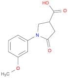 1-(3-Methoxyphenyl)-5-oxo-3-pyrrolidinecarboxylic acid