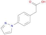2-(4-(1H-pyrazol-1-yl)phenyl)acetic acid