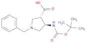 trans-racemic-1-Benzyl-4-tert-butoxycarbonylamino-pyrrolidine-3-carboxylic acid