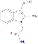 2-(3-Formyl-2-methyl-1H-indol-1-yl)acetamide