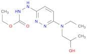 Hydrazinecarboxylic acid, 2-[6-[ethyl(2-hydroxypropyl)amino]-3-pyridazinyl]-, ethyl ester