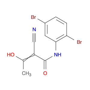 2-Butenamide, 2-cyano-N-(2,5-dibromophenyl)-3-hydroxy-