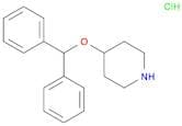 4-Diphenylmethoxypiperidine, HCl