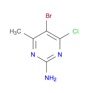 2-PYRIMIDINAMINE, 5-BROMO-4-CHLORO-6-METHYL-