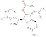 (2R,3R,4R,5R)-2-(Acetoxymethyl)-5-(6-chloro-9H-purin-9-yl)tetrahydrofuran-3,4-diyl diacetate