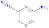 Pyrazinecarbonitrile, 6-amino- (9CI)