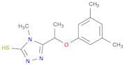 5-[1-(3,5-Dimethylphenoxy)ethyl]-4-methyl-4H-1,2,4-triazole-3-thiol