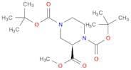 (R)-1,4-di-Boc-piperazine-2-carboxylic acid Methyl ester