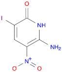2(1H)-Pyridinone, 6-amino-3-iodo-5-nitro-