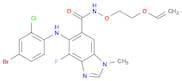 5-(4-broMo-2-chlorophenylaMino)-4-fluoro-1-Methyl-N-(2-(vinyloxy)ethoxy)-1H-benzo[d]iMidazole-6-ca…