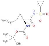 t-Butyl(1R,2S)-1-(cyclopropylsulfonylcarbamoyl)-2-vinylcyclopropylcarbamate