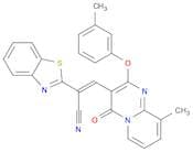 α-[[9-Methyl-2-(3-methylphenoxy)-4-oxo-4H-pyrido[1,2-a]pyrimidin-3-yl]methylene]-2-benzothiazoleac…