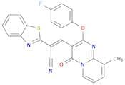α-[[2-(4-Fluorophenoxy)-9-methyl-4-oxo-4H-pyrido[1,2-a]pyrimidin-3-yl]methylene]-2-benzothiazoleac…