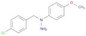 Hydrazine, 1-[(4-chlorophenyl)methyl]-1-(4-methoxyphenyl)-
