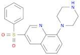 Quinoline, 3-(phenylsulfonyl)-8-(1-piperazinyl)-