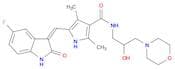 1H-Pyrrole-3-carboxamide,5-[(5-fluoro-1,2-dihydro-2-oxo-3H-indol-3-ylidene)methyl]-N-[(2S)-2-hydro…