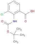 2-((tert-Butoxycarbonyl)amino)-3-chlorobenzoic acid