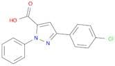 5-(4-CHLORO-PHENYL)-2-PHENYL-2H-PYRAZOLE-3-CARBOXYLIC ACID