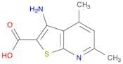 3-Amino-4,6-dimethylthieno[2,3-b]pyridine-2-carboxylic acid