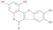 6H-​Benzofuro[3,​2-​c]​[1]​benzopyran-​6-​one, 1,​3,​8,​9-​tetrahydroxy-