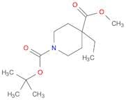 1,4-Piperidinedicarboxylic acid, 4-ethyl-, 1-(1,1-dimethylethyl) 4-methyl ester