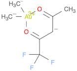 (SP-4-3)-Dimethyl(1,1,1-trifluoro-2,4-pentanedionato-κO2,κO4)gold