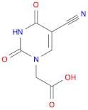 2-[5-cyano-2,4-dioxo-3,4-dihydro-1(2H)-pyrimidinyl]acetic acid