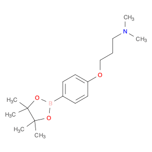 2-{4-[3-(dimethylamino)propoxy]phenyl}-4,4,5,5-tetramethyl-1,3,2-dioxaborolane