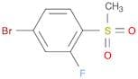 4-Bromo-2-fluoro-1-(methylsulfonyl)benzene