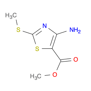 4-Amino-2-methylthio-5-thiazolecarboxylic acid methyl ester