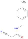 2-Cyano-N-(4-methylbenzyl)acetamide